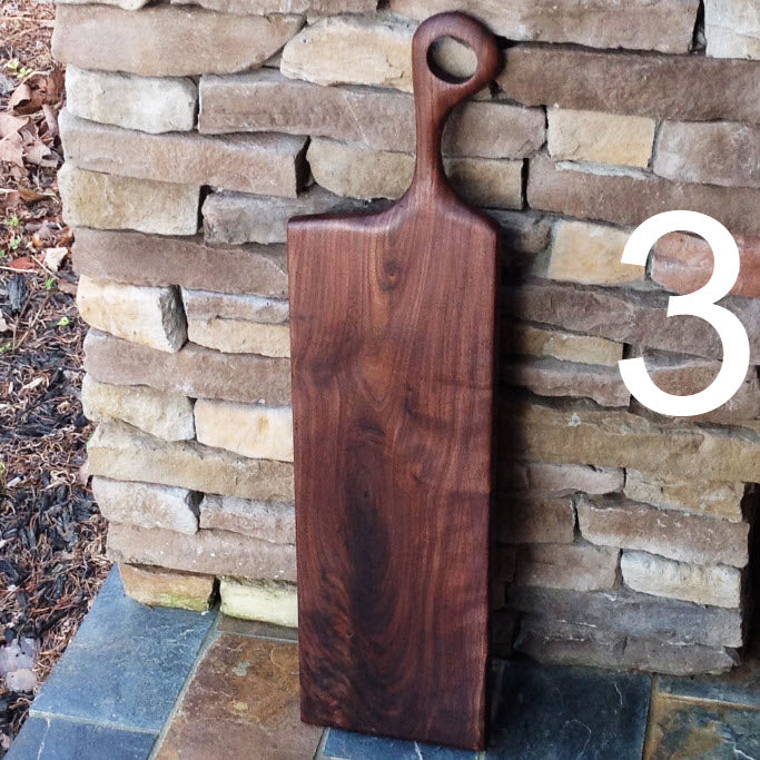 Goose Neck Hand Carved Handle Boards