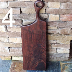 Beautiful figured walnut charcuterie cutting board Michael's Woodcrafts