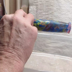 Video how to sand resin ice cream scoop handle by Michael's Woodcrafts