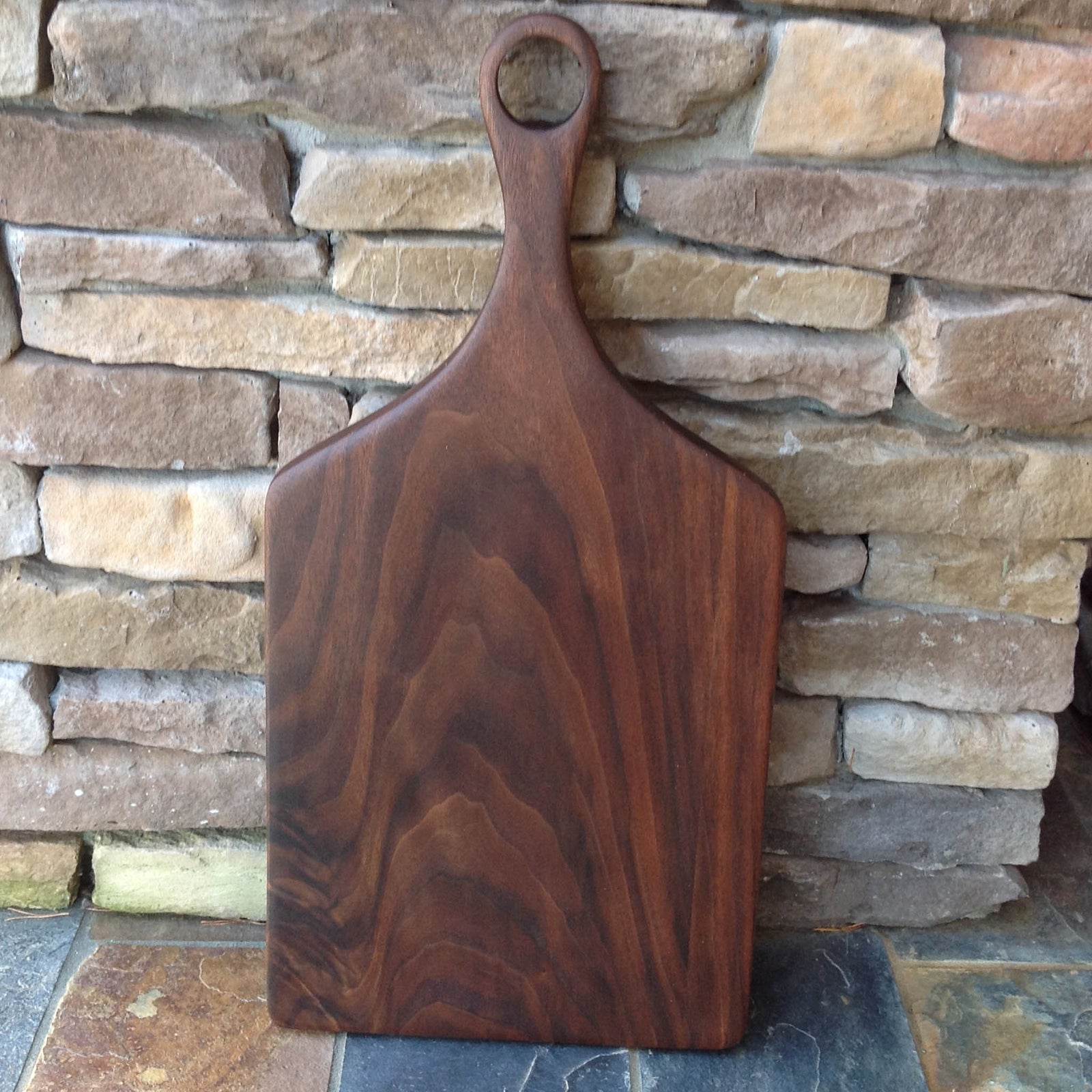 Walnut long handle charcuterie boards by Michael's Woodcrafts