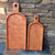 Two handcrafted cherry wood charcuterie serving boards by Michael's Woodcrafts