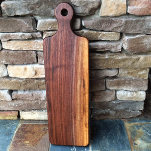 Beautiful walnut bread board  by Michael's Woodcrafts Greenville SC woodworkers woodworking