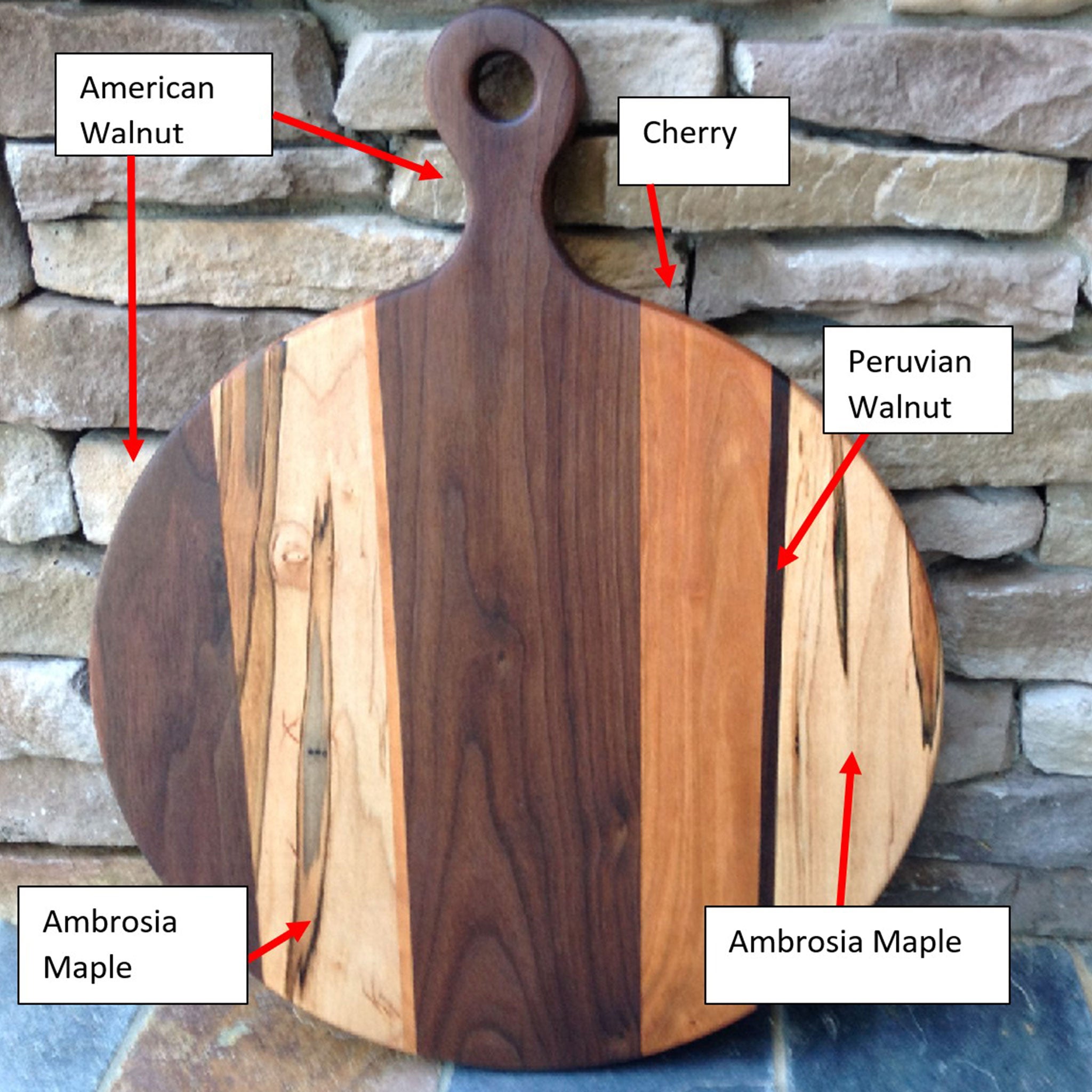 Thin Wood Charcuterie Cutting Board